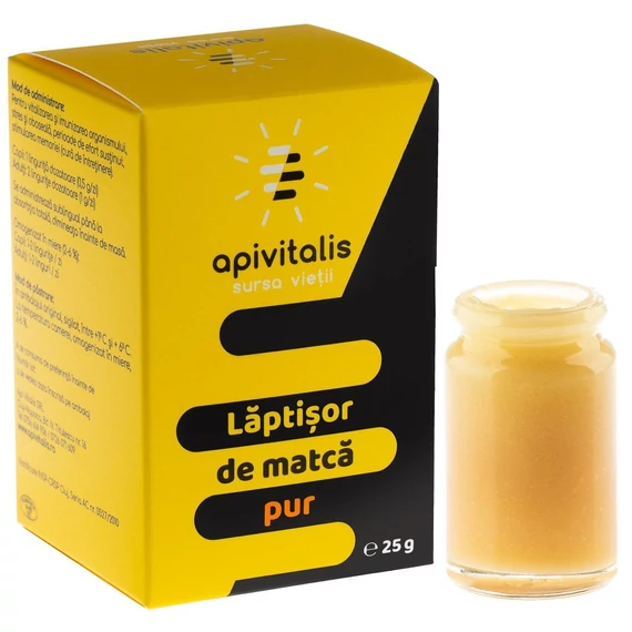 Tiszta méhpempő 25g – Apivitalis prémium minőségű friss méhpempő